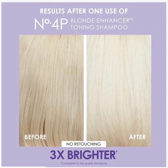 COPY - OLAPLEX No. 4P Blonde Enhancer Toning Shampoo, new! (#2) - Picture 3 of 5